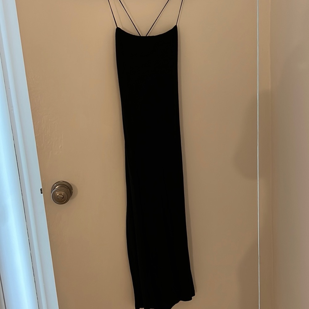 T Alexander want black midi dress- xs